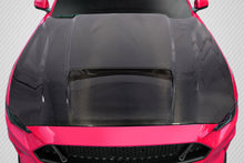 Load image into Gallery viewer, 2018-2023 Ford Mustang Carbon Creations CVX Hood - 1 Piece