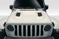 2018-2025 Jeep Wrangler JL Gladiator JT Duraflex MPR Hood - 1 Piece