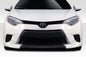 2014-2016 Toyota Corolla Duraflex Zeta Front Lip Under Spoiler ( base model only ) - 3 Piece