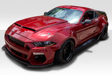 Load image into Gallery viewer, 2018-2023 Ford Mustang Duraflex Grid Wide Body Kit - 15 piece - Includes Grid Front Bumper (115000) Grid Side Skirts (115004) Grid Rear Diffuser (115003) Grid Front Fender Flares (114997) Grid Rear Fender Flares (112567)  Grid Wing Spoiler (112568)