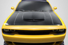 2008-2023 Dodge Challenger Carbon Creations TA Look Hood - 1 Piece
