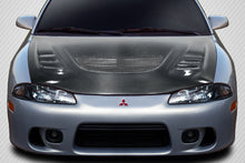 Load image into Gallery viewer, 1995-1999 Mitsubishi Eclipse Eagle Talon Carbon Creations Evo GT Hood - 1 Piece