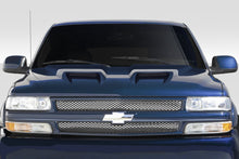 Load image into Gallery viewer, 1999-2002 Chevrolet Silverado 2000-2006 Tahoe Suburban Duraflex Dual Ram Air Hood - 1 Piece