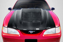 Load image into Gallery viewer, 1994-1998 Ford Mustang Carbon Creations GT500 V2 Hood - 1 Piece