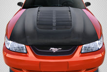 Load image into Gallery viewer, 1999-2004 Ford Mustang Carbon Creations GT500 V2 Hood - 1 Piece