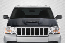 Load image into Gallery viewer, 2005-2010 Jeep Grand Cherokee Carbon Creations SRT Look Hood - 1 Piece