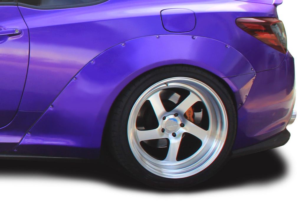 2010-2016 Hyundai Genesis Coupe 2DR Duraflex MSR V2 70mm Rear Fender Flares - 4 Piece