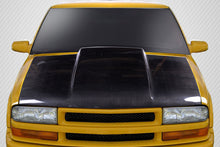 Load image into Gallery viewer, 1994-2004 Chevrolet S-10 1994-2004 GMC Sonoma 1995-2004 Chevrolet Blazer 1995-2001 GMC Jimmy 98-00 Envoy Carbon Creations Cowl Hood - 1 Piece