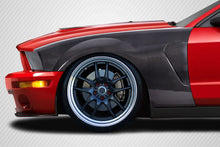 Load image into Gallery viewer, 2005-2009 Ford Mustang Carbon Creations GT350 V2 Look Front Fenders - 2 Piece