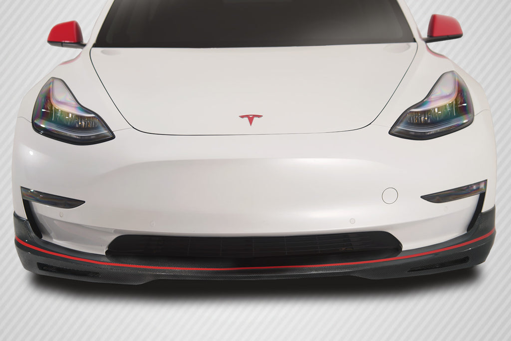 2017-2023 Tesla Model 3 Carbon Creations GT Concept Front Lip - 1 Piece