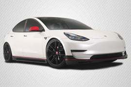 2018-2023 Tesla Model 3 Carbon Creations GT Concept Body Kit - 4 Piece - Includes GT Concept Front Lip (115466) GT Concept Rear Diffuser (115468) GT Concept Side Skirts (115470)