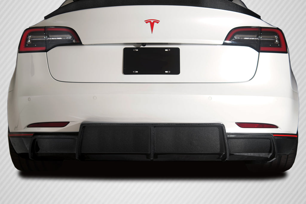 2017-2023 Tesla Model 3 Carbon Creations GT Concept Rear Diffuser - 1 Piece