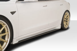 2017-2023 Tesla Model 3 Duraflex GT Concept Side Skirt Rocker Panels - 2 Piece