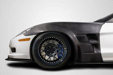 Load image into Gallery viewer, 2005-2013 Chevrolet Corvette C6 Carbon Creations ZR2 Front Fenders - 2 Piece