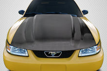 Load image into Gallery viewer, 1999-2004 Ford Mustang Carbon Creations Cowl Hood - 1 Piece