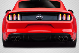 2015-2017 Ford Mustang Carbon Creations KT Style Rear Diffuser - 1 Piece