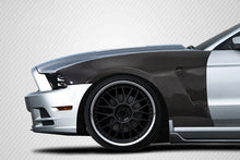 Load image into Gallery viewer, 2010-2014 Ford Mustang Carbon Creations GT350 V2 Look Front Fenders - 2 Piece