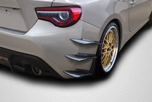 Load image into Gallery viewer, 2013-2020 Scion FR-S Toyota 86 Subaru BRZ Carbon Creations GT500 V3 Rear Bumper Canards - 6 Piece