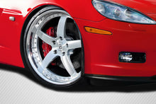 Load image into Gallery viewer, 2005-2013 Chevrolet Corvette C6 Carbon Creations ZR Front Fender Spats - 2 Piece