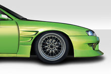 Load image into Gallery viewer, 1997-1998 Nissan 240SX S14 Duraflex D1 Sport 30mm Front Fenders - 2 Piece