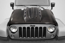 Load image into Gallery viewer, 2007-2018 Jeep Wrangler JK Carbon Creations Avenger Hood - 1 Piece