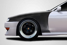 Load image into Gallery viewer, 1997-1998 Nissan 240SX S14 Carbon Creations Kouki OEM Look Fenders - 2 Piece