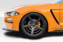 Load image into Gallery viewer, 2018-2023 Ford Mustang Duraflex GT500 Wide Body Front Fenders - 2 Piece