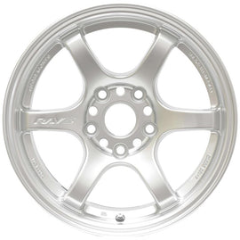 Gram Lights 57DR 15x8.0 +28 4x100 Sunlight Silver Wheel