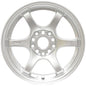 Gram Lights 57DR 15x8.0 +28 4x100 Sunlight Silver Wheel