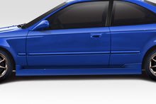 Load image into Gallery viewer, 1996-2000 Honda Civic 2DR / HB Duraflex C Speed Side Skirts Rocker Panels - 2 Piece