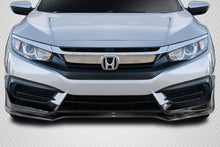 Load image into Gallery viewer, 2016-2018 Honda Civic 2DR 4DR Carbon Creations Type M Front Lip Under Spoiler - 1 Piece