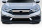 2016-2018 Honda Civic 2DR 4DR Duraflex Type M Front Lip Under Spoiler - 1 Piece