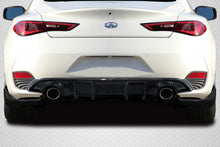 Load image into Gallery viewer, 2017-2022 Infiniti Q60 Carbon Creations J Spec Rear Diffuser - 3 Piece