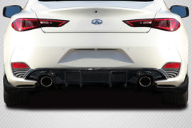2017-2022 Infiniti Q60 Carbon Creations J Spec Rear Diffuser - 3 Piece
