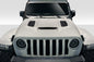 2018-2025 Jeep Wrangler JL Gladiator JT Duraflex Vortex Look Hood - 1 Piece