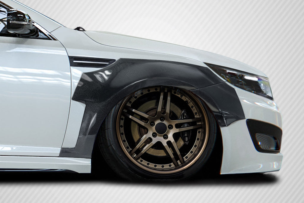 2011-2013 Kia Optima Carbon Creations CPR Wide Body Front Fender Flares - 4 Piece