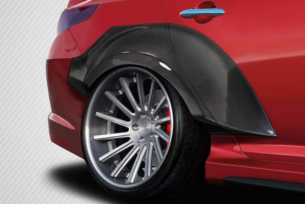 2011-2013 Kia Optima Carbon Creations CPR Wide Body Rear Fender Flares - 6 Piece (S)