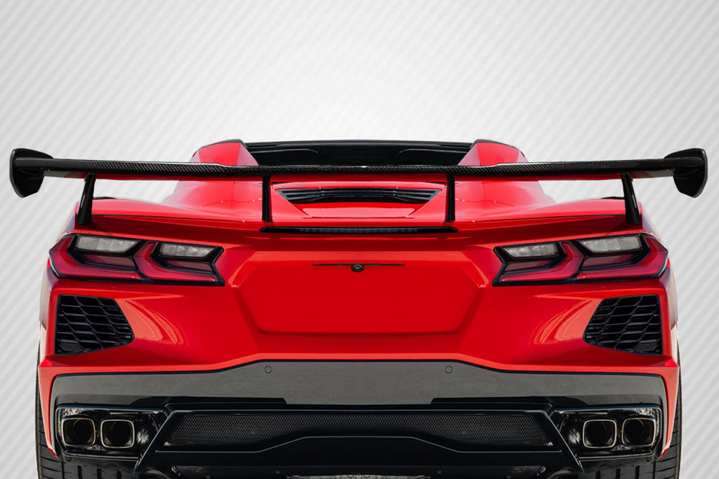 2020-2025 Chevrolet Corvette C8 Carbon Creations High Wing Spoiler - 1 Piece