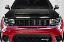 Load image into Gallery viewer, 2011-2022 Jeep Grand Cherokee Carbon Creations Demon Look Hood - 1 Piece