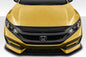 2016-2021 Honda Civic Duraflex EBS Hood Lip - 1 Piece