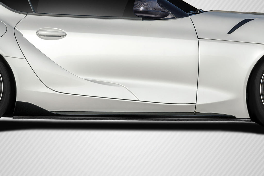 2020-2025 Toyota Supra A90 Carbon Creations Speed Side Skirts Splitters - 2 Piece (S)