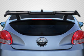 2012-2017 Hyundai Veloster Carbon Creations Nobo Rear Wing Spoiler - 3 Piece ( non turbo )