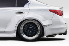 Load image into Gallery viewer, 2014-2023 Infiniti Q50 Duraflex Redline Wide Body Rear Fender Flares (+40mm)  - 6 Piece
