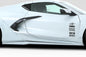 2020-2025 Chevrolet Corvette C8 Duraflex Gran Veloce Side Skirt Splitters - 2 Piece