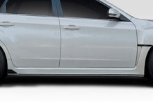 Load image into Gallery viewer, 2008-2014 Subaru Impreza STI 4DR / 5DR / 2011-2014 Impreza WRX 4DR / 5DR Duraflex STI S206 Look Side Skirt Splitters - 2 Piece