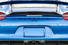 Load image into Gallery viewer, 2014-2016 Porsche Cayman Carbon Creations GT4 Look Ducktail Rear Wing Spoiler - 1 Piece