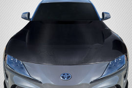 2020-2025 Toyota Supra A90 Carbon Creations OEM Look Hood - 1 Piece