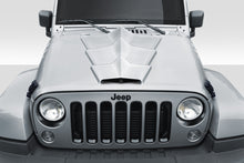 Load image into Gallery viewer, 2007-2018 Jeep Wrangler JK Duraflex Tyrano Hood - 1 Piece
