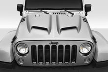 Load image into Gallery viewer, 2007-2018 Jeep Wrangler JK Duraflex Rage Hood - 1 Piece