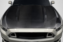 Load image into Gallery viewer, 2015-2017 Ford Mustang Carbon Creations OEM Look Hood - 1 Piece